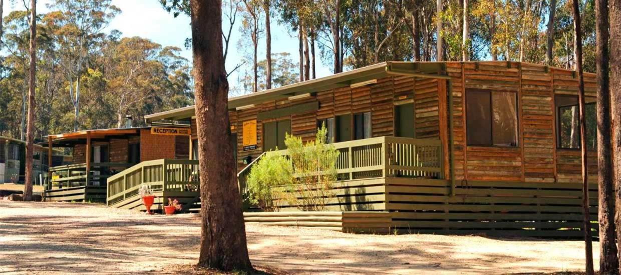 Lakes Entrance Log Cabins Exterior foto